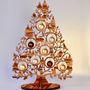 Guirlandes et boules de Noël - Christmas tree wood brown - KOELNSCHAETZE