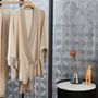 Homewear textile - Manteau en cachemire naturel non teinté - SANDRIVER MONGOLIAN CASHMERE