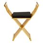 Stools - Horizon Cross Design Occasional Chair - FIFTY FIVE SOUTH