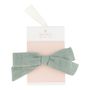 Hair accessories - Clip with green fabric bow - BACHCA