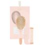 Accessoires cheveux - Baby Kit Pink Brosse 100% sanglier PM + peigne bois - BACHCA