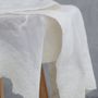 Foulards et écharpes - Foulard en cachemire et feutre de soie fabriqué à la main - Blanc - SANDRIVER MONGOLIAN CASHMERE