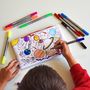Accessoires enfants - trousse « colorier et apprendre » – exploration de l’espace  - EATSLEEPDOODLE