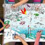 Children's arts and crafts - colour & learn pond life tablecloth. - EATSLEEPDOODLE