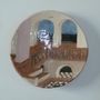 Decorative objects - bowl with décor architectural - ELISABETH BOURGET