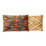 Comforters and pillows - Primrose Handwoven Silk Ikat Cushion - HERITAGE GENEVE