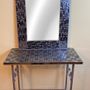 Console table - SILVER NIGHT Pack  - IRON ART MOZAIC