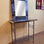 Console table - SILVER NIGHT Pack  - IRON ART MOZAIC