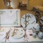 Assiettes de réception  - "les fugueuses" vaisselle art de la table - FRADKOF PARIS