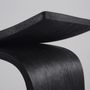 Stools - MINIMAL stools - Shougi (burnt wood) - JOE SAYEGH PARIS