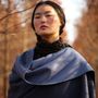 Scarves - Double-sided ripple cashmere shawl - SANDRIVER MONGOLIAN CASHMERE