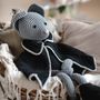 Soft toy - Atticus - crochet mouse - LEGGYBUDDY