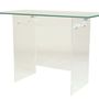 Desks - PICCOLO plexi and glass desk - DAVID LANGE