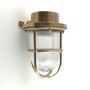 Outdoor wall lamps - Brass Deck Passageway Headlamp no 15N - ANDROMEDA LIGHTING