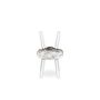 Office seating - Illusion White Bear Stool  - COVET HOUSE