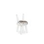 Office seating - Illusion White Bear Stool  - COVET HOUSE