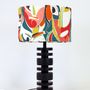 Table lamps - Lamp Delka - Maison Pierre Frey kagura fabric lampshade - SHĒDO