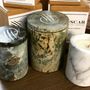 Decorative objects - Cylinder Marble Candle - OSCAR LUXURY CANDLES