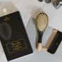 Hair accessories - Men Kit Brush Boar and Nylon small size + wooden comb - BACHCA