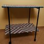 Dining Tables - STRINGS Service Table - IRON ART MOZAIC
