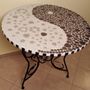 Dining Tables - HARMONY Living Table - IRON ART MOZAIC