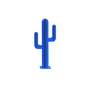 Decorative objects - MINI CACTUS BRANCHES BLUE - LP DESIGN