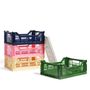 Storage boxes - MINI BOX crates _ Assorted colors - POP CORN