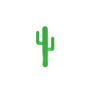 Decorative objects - FLUOR GREEN WALL CACTUS - LP DESIGN