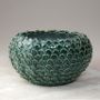 Ceramic - green scales Small vase  - CERAMICA ND DOLFI