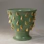 Ceramic - Golden Drops Foot Cache Pot - CERAMICA ND DOLFI