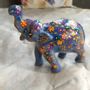 Objets de décoration - ÉLÉPHANT EN PAPIER MÂCHÉ PEINT À LA MAIN - PECHAAN