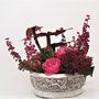 Ceramic - EMBOSSED PINK FLOWER POTS - FYDEC COLLECTION