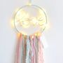 Other wall decoration - Dreamcatcher / Mint, pink & silver - LES LOVERS DECO