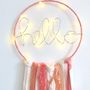 Other wall decoration - Dreamcatcher / Coral, beige & gold - LES LOVERS DECO