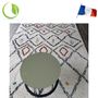Mirrors - Small side table TAMBOUR with durable mirror  - TOUTVERRE