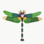 Other wall decoration - Giant dragonfly, green - STUDIO ROOF