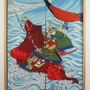 Autres décorations murales - Noren, rideaux japonais traditionnels - SHIROTSUKI / AKAZUKI JAPON