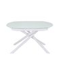 Dining Tables - DINING TABLE GLORIA EXTRA-WHITE GLASS - GALEA