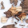 Gifts - 3D Wood Map of the World, handmade - ENJOYTHEWOOD