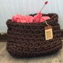 Tissus - Panier en tissu au crochet - MAISON ZOE