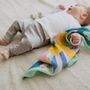 Other bath linens - Baby swaddle in organic cotton “Camille” - SHANDOR