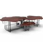 Tables basses - MONET PALISANDER Table centrale - BOCA DO LOBO