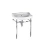 Sinks - Palladio Washbasin & Bistrot Metal washstand or Porcelain column - VOLEVATCH