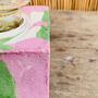 Design objects - Concrete Lamp | Cube | Pastel pink and green marble - JUNNY