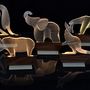 Lampes de table - "Save an Elephant" lampe de table - ZINTEH LIGHTING