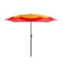 Objets design - Parasol de plage - Pop-grass rouge moutarde - Klaoos - KLAOOS