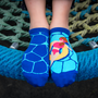 Socks - Mismatched Fancy Ankle Socks - PIRIN HILL