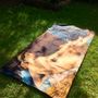 Gifts - Large velvet microfiber bath towel The Duchess of Valentinois - OLDREGIME