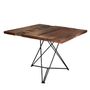 Dining Tables - Star base with “upcycling wooden”  top - LIVING MEDITERANEO