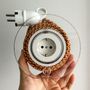 Design objects - Extension Cord for 2 Plugs - Orange Pixel - OH INTERIOR DESIGN